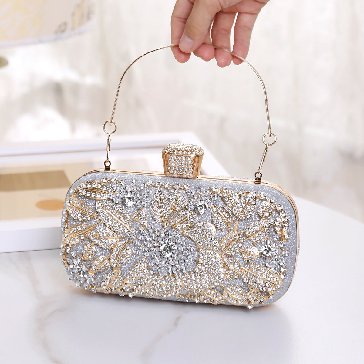 European Diamond Clutch Bag