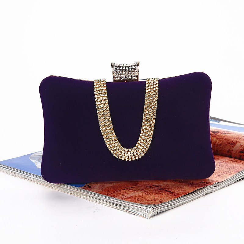 Regal Velvet Clutch
