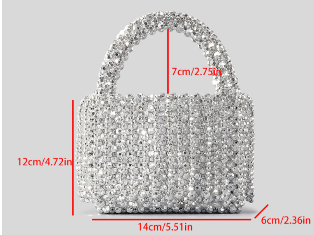 Crystal Cascade Bag