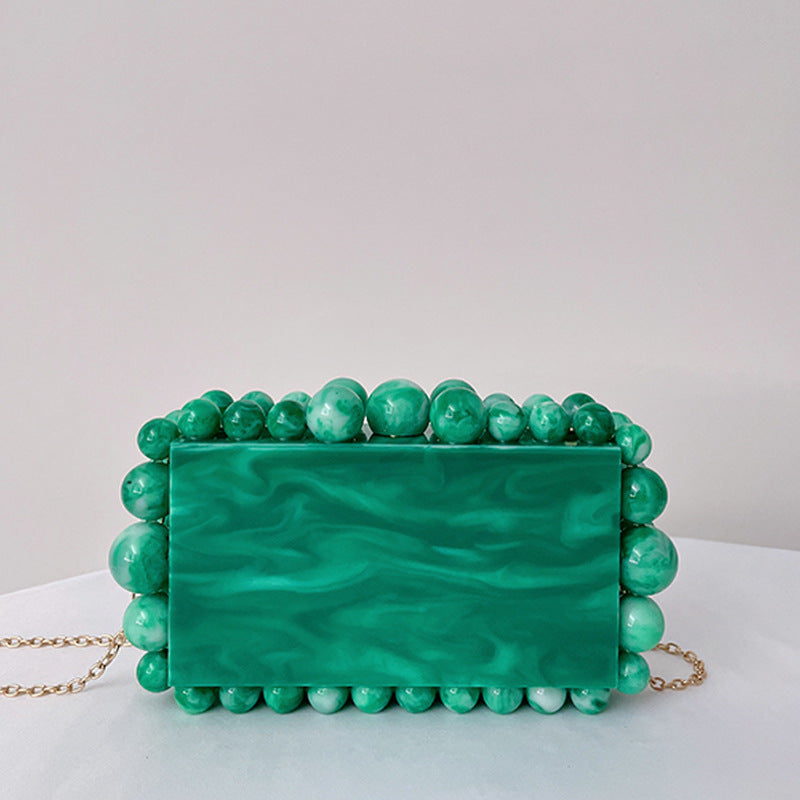 Acrylic Cloud Clutch Bag