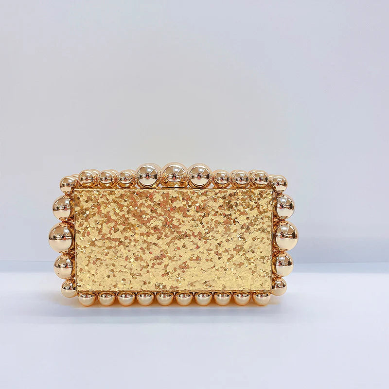 Acrylic Cloud Clutch Bag