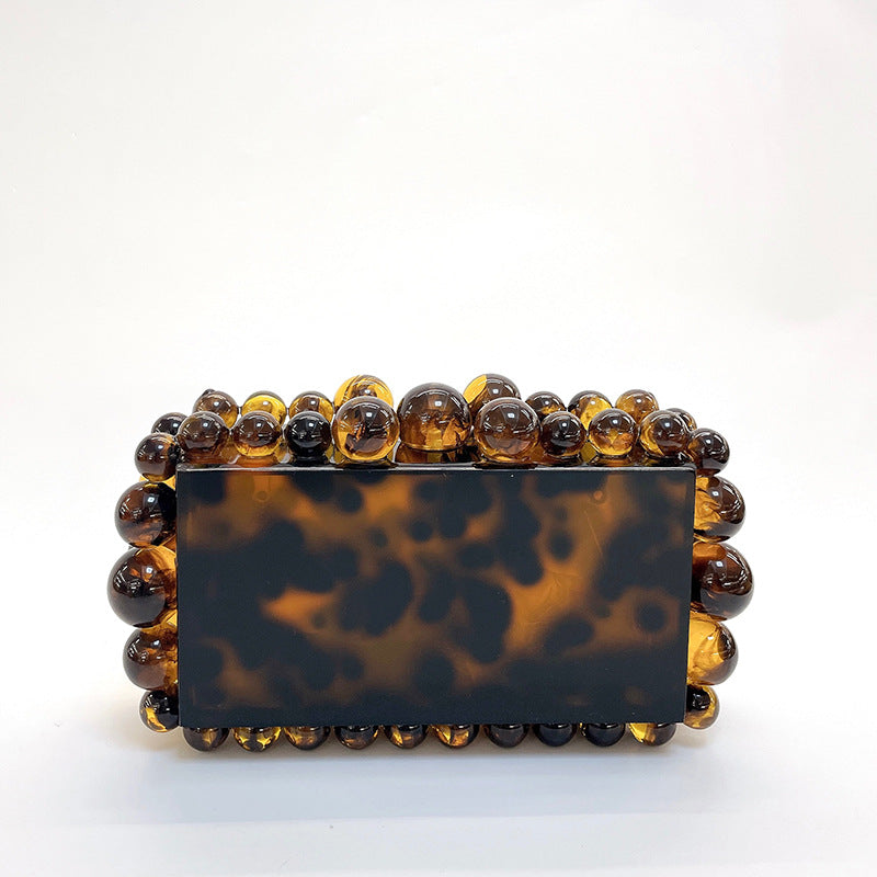 Acrylic Cloud Clutch Bag
