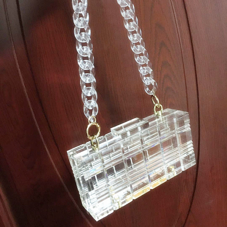 Transparent Acrylic Clutch Bag