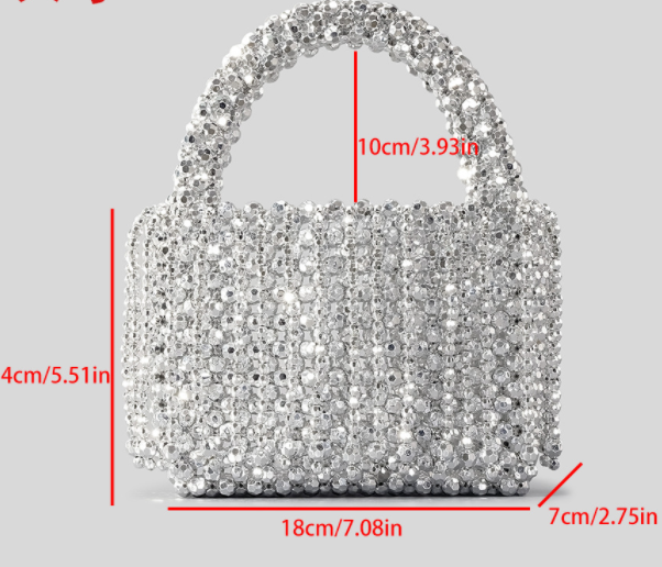 Crystal Cascade Bag