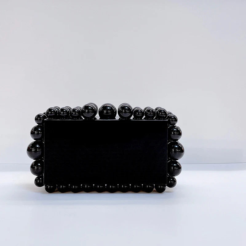 Acrylic Cloud Clutch Bag